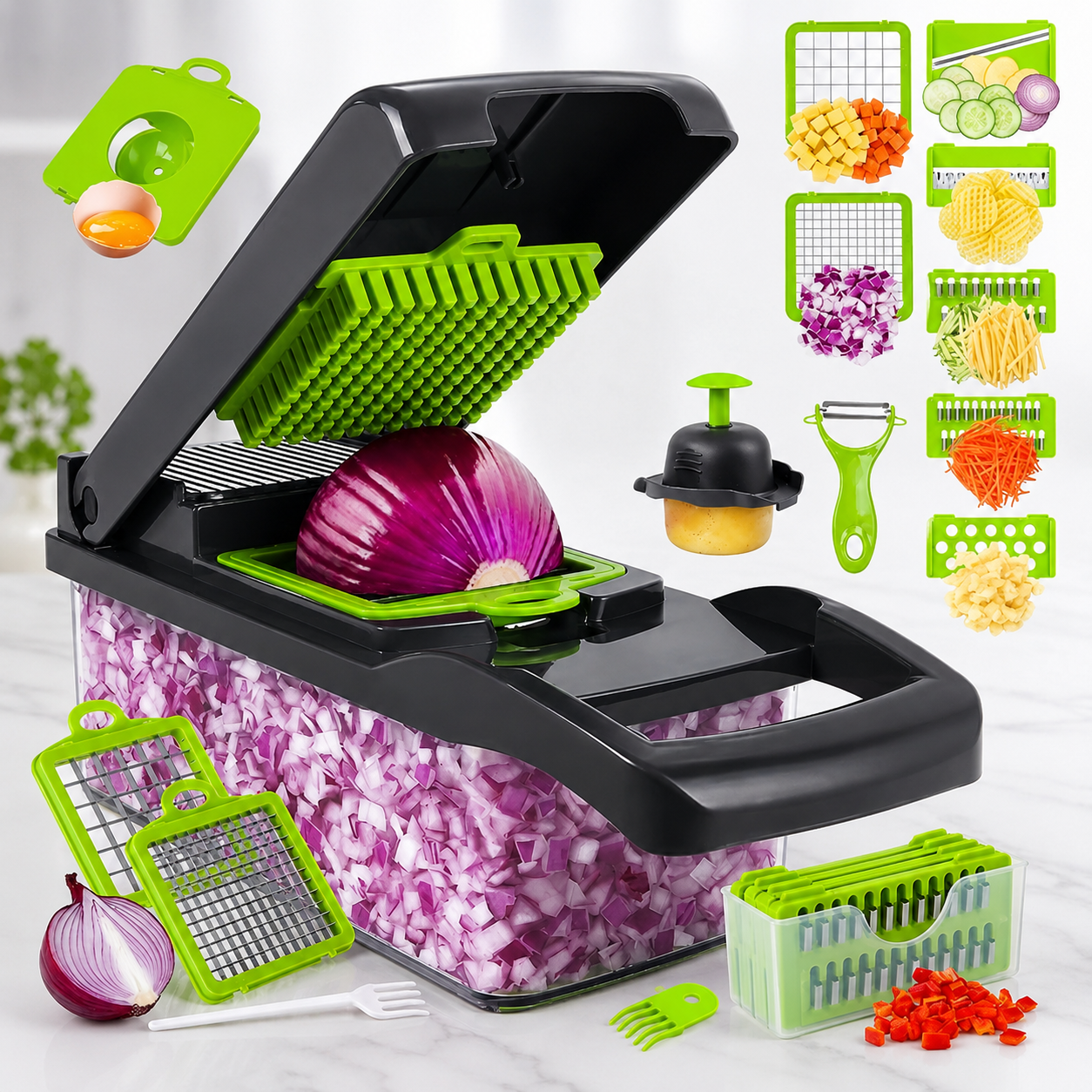 Vegetable Cutter Chopper and Slicer