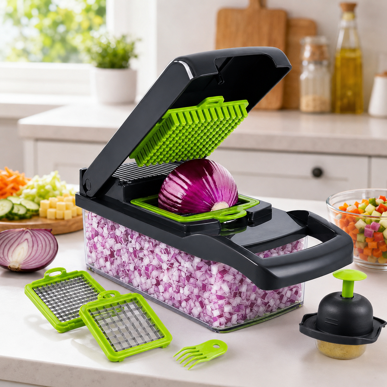 Vegetable Cutter Chopper and Slicer