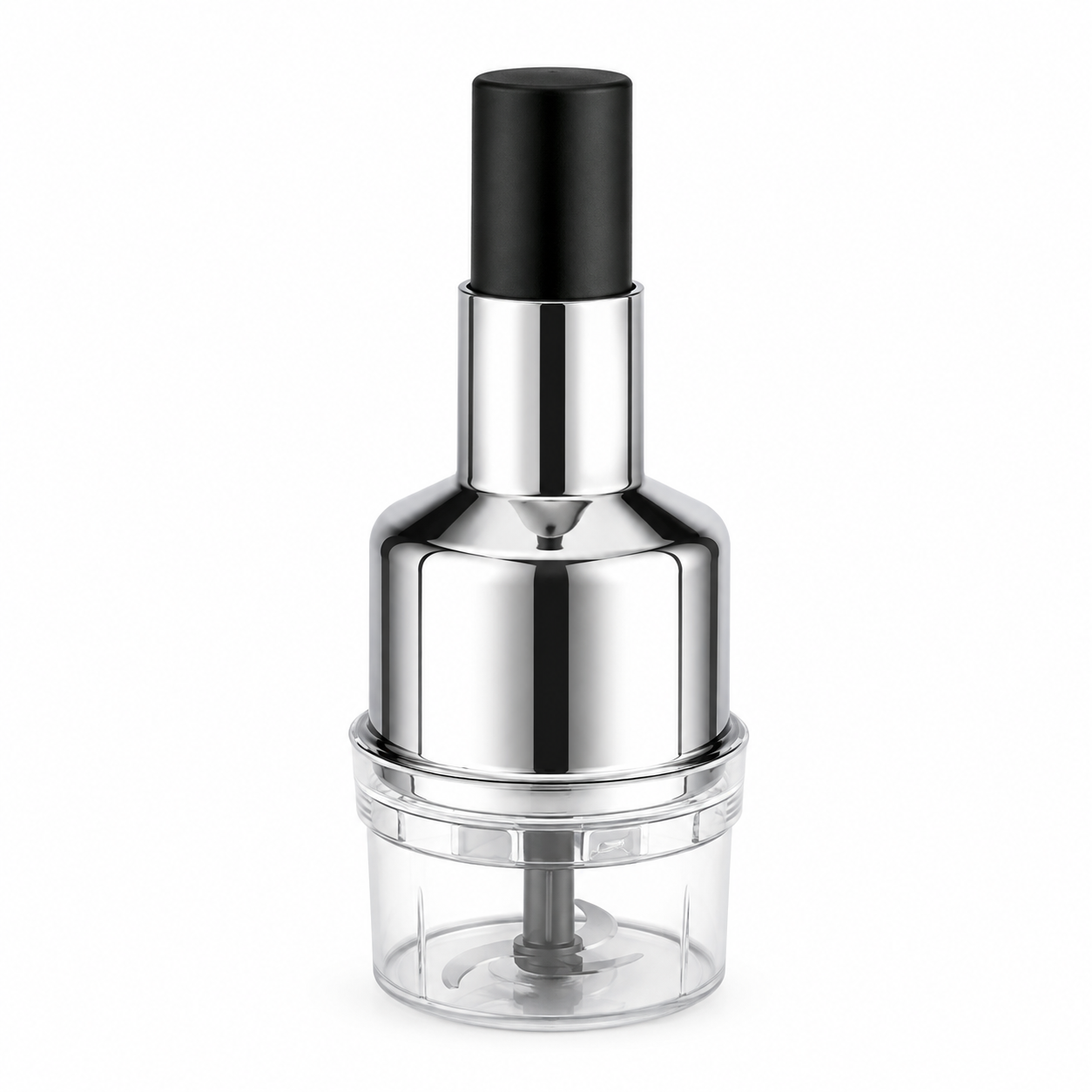 Manual Garlic Chopper Press - Stainless Steel Food Mincer