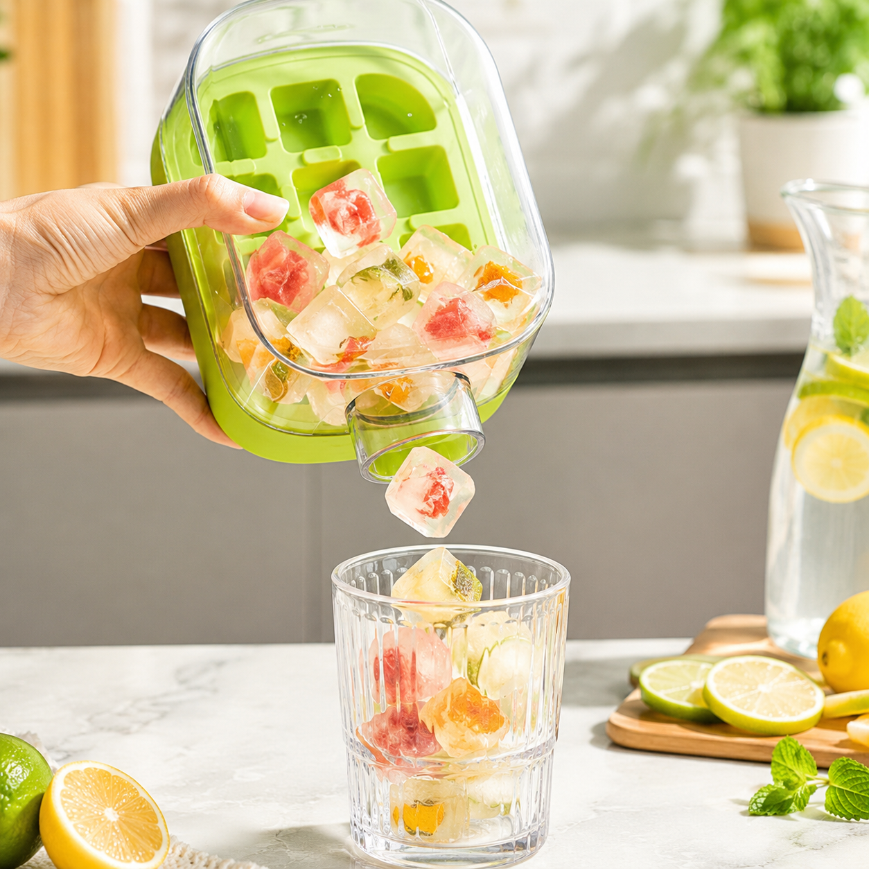 Oil & Vinegar Bottle Dispenser Grid Stopper