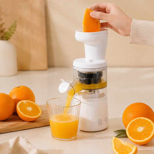 Electric Citrus Juicer - Automatic Lemon Orange Juice Extractor