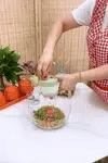 Herb Garlic Chopper - Electric Food Mincer Cutter Dicer