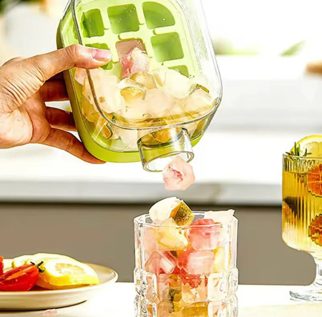 Oil & Vinegar Bottle Dispenser Grid Stopper