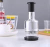Manual Garlic Chopper Press - Stainless Steel Food Mincer